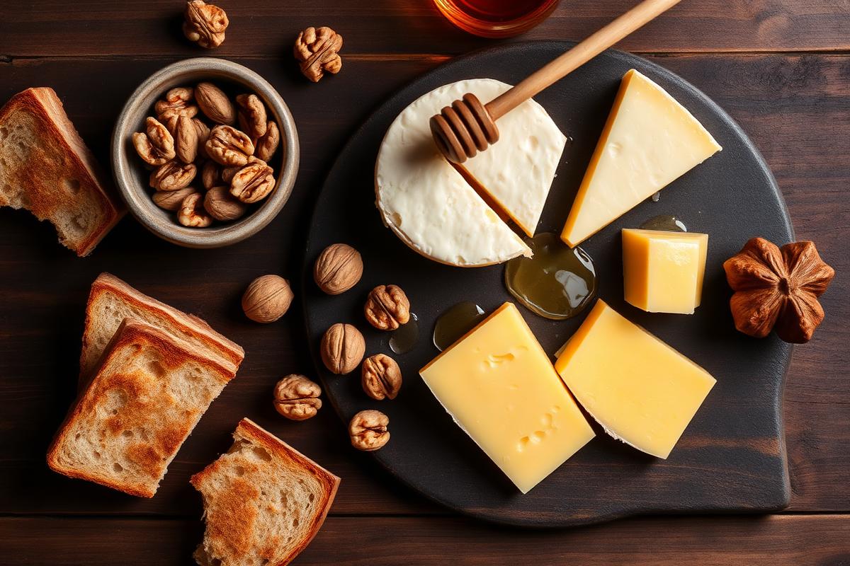 Accords gastronomiques : Miel & Fromages de Bourgogne.